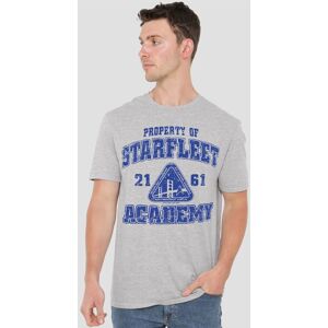 Star Trek Old School T-Shirt, Athletic Heather in Grey Size: Large Grey L Star Trek Old School T-Shirt, Athletic Heather in Grey Size: Large Grey L