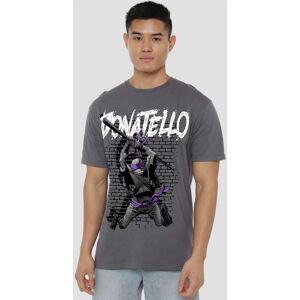 Teenage Mutant Ninja Turtles Tmnt Tmnt Donatello T-Shirt, Charcoal Size: Small Charcoal S Teenage Mutant Ninja Turtles Tmnt Tmnt Donatello T-Shirt, Charcoal Size: Small Charcoal S