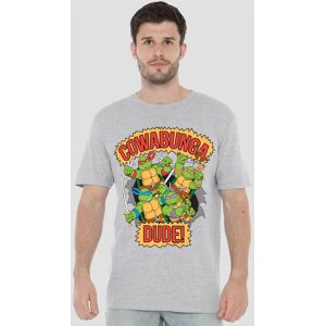 Teenage Mutant Ninja Turtles Tmnt Cowabunga Dude T-Shirt, Athletic Heather in Grey Size: Medium Grey M Teenage Mutant Ninja Turtles Tmnt Cowabunga Dude T-Shirt, Athletic Heather in Grey Size: Medium Grey M
