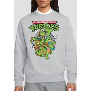 Teenage Mutant Ninja Turtles Tmnt Tmnt Group Sweatshirt, Athletic Heather in Grey Size: 2XL Grey 2XL Teenage Mutant Ninja Turtles Tmnt Tmnt Group Sweatshirt, Athletic Heather in Grey Size: 2XL Grey 2XL