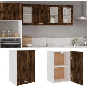 Berkfield Home Hanging Cabinet Smoked Oak 39.5x31x60 cm Engineered Wood in Brown Brown 39.5x31x60 cm Berkfield Home Hanging Cabinet Smoked Oak 39.5x31x60 cm Engineered Wood in Brown Brown 39.5x31x60 cm