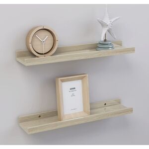 Berkfield Home Wall Shelves 2 pcs Sonoma Oak 40x9x3 cm in Brown Size: 40 x 9 x 3 cm Brown 40 x 9 x 3 cm Berkfield Home Wall Shelves 2 pcs Sonoma Oak 40x9x3 cm in Brown Size: 40 x 9 x 3 cm Brown 40 x 9 x 3 cm