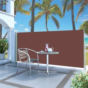 Berkfield Home Retractable Side Awning 140 x 300 cm Brown Brown 140 x 300 cm Berkfield Home Retractable Side Awning 140 x 300 cm Brown Brown 140 x 300 cm