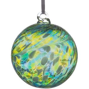 Sienna Glass 8cm Friendship Ball Green & Blue in Bottle Green Bottle Green Sienna Glass 8cm Friendship Ball Green & Blue in Bottle Green Bottle Green