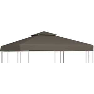 Berkfield Home 2-Tier Gazebo Top Cover 310 g/m ² 3x3 m Taupe in Beige Beige Berkfield Home 2-Tier Gazebo Top Cover 310 g/m ² 3x3 m Taupe in Beige Beige