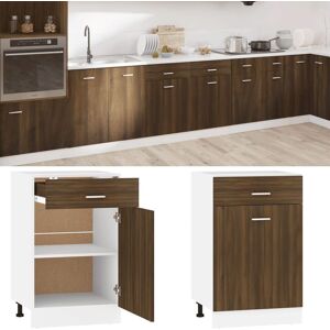 Berkfield Home Drawer Bottom Cabinet Brown Oak 50x46x81, 5 cm Engineered Wood Brown Berkfield Home Drawer Bottom Cabinet Brown Oak 50x46x81, 5 cm Engineered Wood Brown