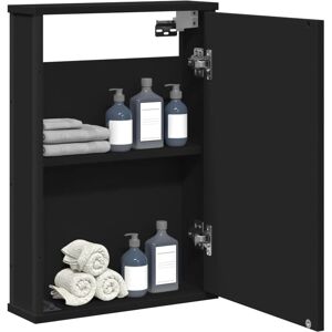 Berkfield Home Bathroom Mirror Cabinet Black 42x12x60 cm Engineered Wood Size: 42 x 12 x 60 cm Black 42 x 12 x 60 cm Berkfield Home Bathroom Mirror Cabinet Black 42x12x60 cm Engineered Wood Size: 42 x 12 x 60 cm Black 42 x 12 x 60 cm