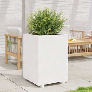 Berkfield Home Garden Planter White 50x50x72.5 cm Solid Wood Pine White 50x50x72.5 cm Berkfield Home Garden Planter White 50x50x72.5 cm Solid Wood Pine White 50x50x72.5 cm