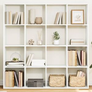 Berkfield Home Book Cabinet White 137.5x29x137.5 cm Engineered Wood White 137.5x29x137.5 cm Berkfield Home Book Cabinet White 137.5x29x137.5 cm Engineered Wood White 137.5x29x137.5 cm