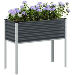 Berkfield Home Garden Planter Anthracite 100x41x90 cm Steel in Black Size: 100 x 41 x 90 cm Black 100 x 41 x 90 cm Berkfield Home Garden Planter Anthracite 100x41x90 cm Steel in Black Size: 100 x 41 x 90 cm Black 100 x 41 x 90 cm