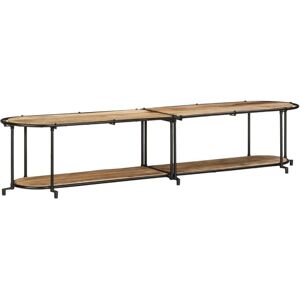 Berkfield Home TV Cabinet 200x42x40 cm Solid Wood Rough Mango in Brown Size: 200 x 42 x 40 cm Brown 200 x 42 x 40 cm Berkfield Home TV Cabinet 200x42x40 cm Solid Wood Rough Mango in Brown Size: 200 x 42 x 40 cm Brown 200 x 42 x 40 cm