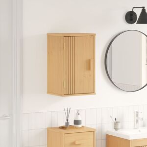 Berkfield Home Bathroom Storage Cabinet 35x30x55 cm Solid Wood Pine in Beige Size: 35 x 30 x 55 cm Beige 35 x 30 x 55 cm Berkfield Home Bathroom Storage Cabinet 35x30x55 cm Solid Wood Pine in Beige Size: 35 x 30 x 55 cm Beige 35 x 30 x 55 cm