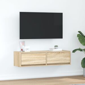 Berkfield Home TV Cabinet Sonoma Oak 100x31x25, 5 cm Engineered Wood in Brown Brown Berkfield Home TV Cabinet Sonoma Oak 100x31x25, 5 cm Engineered Wood in Brown Brown