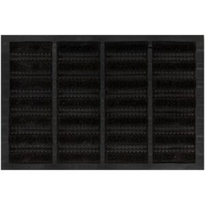 Berkfield Home Door Mat Rectangular 40x60 cm Rubber & Coir in Black Black 40x60 cm Berkfield Home Door Mat Rectangular 40x60 cm Rubber & Coir in Black Black 40x60 cm