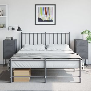 Berkfield Home Bedside Cabinets 2 pcs Anthracite 36x39x78 cm Steel in Black Size: 36 x 39 x 78 cm Black 36 x 39 x 78 cm Berkfield Home Bedside Cabinets 2 pcs Anthracite 36x39x78 cm Steel in Black Size: 36 x 39 x 78 cm Black 36 x 39 x 78 cm