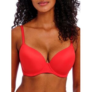 Freya Women's Undetected T-Shirt Bra in Red Size: 28FF Red 28FF Freya Women's Undetected T-Shirt Bra in Red Size: 28FF Red 28FF