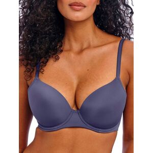 Freya Women's Undetected T-Shirt Bra in Blue Size: 32DD Blue 32DD Freya Women's Undetected T-Shirt Bra in Blue Size: 32DD Blue 32DD