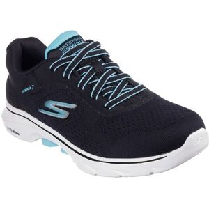 Skechers Women's GO WALK 7 - Cosmic Waves Trainers in Black Size: 5 Black 5 Skechers Women's GO WALK 7 - Cosmic Waves Trainers in Black Size: 5 Black 5
