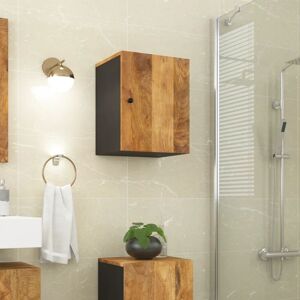 Berkfield Home Bathroom Wall Cabinet 38x33x48 cm Solid Wood Mango in Brown Size: 38 x 33 x 48 cm Brown 38 x 33 x 48 cm Berkfield Home Bathroom Wall Cabinet 38x33x48 cm Solid Wood Mango in Brown Size: 38 x 33 x 48 cm Brown 38 x 33 x 48 cm