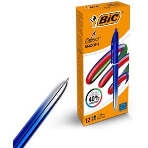 Bic 4 Colour Smooth Gradient - Box of 12 Multicolor Bic 4 Colour Smooth Gradient - Box of 12 Multicolor