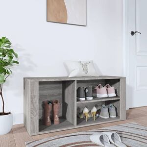 Berkfield Home Shoe Cabinet Grey Sonoma 100x35x45 cm Engineered Wood Size: 100 x 35 x 45 cm Grey 100 x 35 x 45 cm Berkfield Home Shoe Cabinet Grey Sonoma 100x35x45 cm Engineered Wood Size: 100 x 35 x 45 cm Grey 100 x 35 x 45 cm