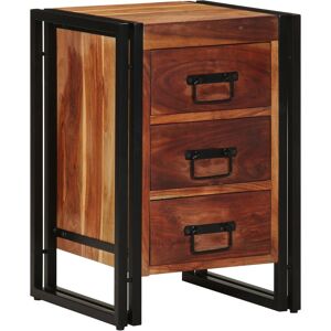 Berkfield Home Bedside Cabinet 40x40x59 cm Solid Wood Acacia in Brown Size: 40 x 40 x 59 cm Brown 40 x 40 x 59 cm Berkfield Home Bedside Cabinet 40x40x59 cm Solid Wood Acacia in Brown Size: 40 x 40 x 59 cm Brown 40 x 40 x 59 cm