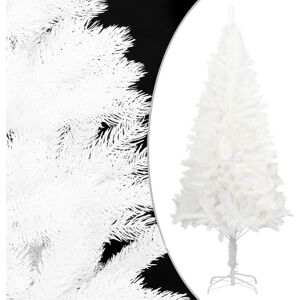Berkfield Home Artificial Christmas Tree Lifelike Needles White 120 cm White Berkfield Home Artificial Christmas Tree Lifelike Needles White 120 cm White