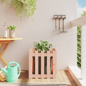 Berkfield Home Garden Planter with Fence Design 50x50x50 cm Solid Wood Douglas in Brown Size: 50 x 50 x 50 cm Brown 50 x 50 x 50 cm Berkfield Home Garden Planter with Fence Design 50x50x50 cm Solid Wood Douglas in Brown Size: 50 x 50 x 50 cm Brown 50 x 50 x 50 cm