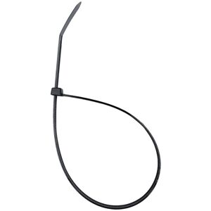 Pro Elec Weather Resistant Nylon Cable Ties, 100mm x 2.5mm, Black, Pack of 100 in Black Size: 1000mm x 1000mm Black 1000mm x 1000mm Pro Elec Weather Resistant Nylon Cable Ties, 100mm x 2.5mm, Black, Pack of 100 in Black Size: 1000mm x 1000mm Black 1000mm x 1000mm