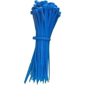 Pro Elec Cable Ties, 100mm x 2.5mm, Blue, Pack of 100 in Blue Size: 1000mm x 1000mm Blue 1000mm x 1000mm Pro Elec Cable Ties, 100mm x 2.5mm, Blue, Pack of 100 in Blue Size: 1000mm x 1000mm Blue 1000mm x 1000mm