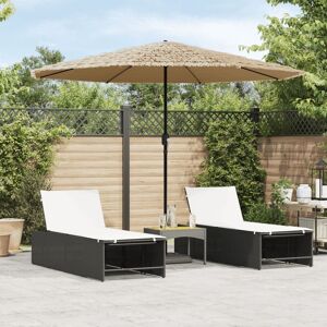 Berkfield Home Garden Parasol with Steel Pole Brown 324x324x247 cm Size: 324 x 324 x 247 cm Brown 324 x 324 x 247 cm Berkfield Home Garden Parasol with Steel Pole Brown 324x324x247 cm Size: 324 x 324 x 247 cm Brown 324 x 324 x 247 cm