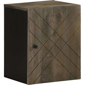 Berkfield Home Wall-mounted Bathroom Cabinet Black 38x33x48 cm Solid Wood Mango Size: 38 x 33 x 48 cm Black 38 x 33 x 48 cm Berkfield Home Wall-mounted Bathroom Cabinet Black 38x33x48 cm Solid Wood Mango Size: 38 x 33 x 48 cm Black 38 x 33 x 48 cm