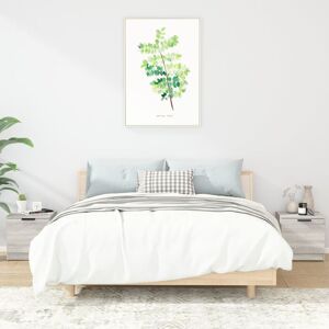 Berkfield Home Bedside Cabinets 2 pcs Grey Sonoma 40x39x40 cm Size: 40 x 39 x 40 cm Grey 40 x 39 x 40 cm Berkfield Home Bedside Cabinets 2 pcs Grey Sonoma 40x39x40 cm Size: 40 x 39 x 40 cm Grey 40 x 39 x 40 cm