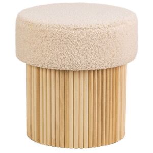 Nordlys Wooden Wool Pouf - White - Puf in madera y lana blanca - Pufe NORDLYS - Pouf en madera y lana blanca - Nordlys Pouf Nordlys Wooden Wool Pouf - White - Puf in madera y lana blanca - Pufe NORDLYS - Pouf en madera y lana blanca - Nordlys Pouf