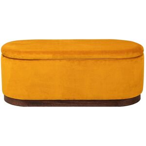 Nordlys Scandinavian Design Bench with Storage in Yellow Yellow Nordlys Scandinavian Design Bench with Storage in Yellow Yellow