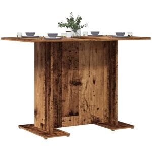 Berkfield Home Dining Table Old Wood 110x60x75 cm Engineered Wood in Brown Size: 110 x 60 x 75 cm Brown 110 x 60 x 75 cm Berkfield Home Dining Table Old Wood 110x60x75 cm Engineered Wood in Brown Size: 110 x 60 x 75 cm Brown 110 x 60 x 75 cm