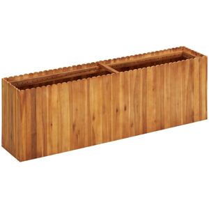 Berkfield Home Garden Raised Bed 150x30x50 cm Solid Acacia Wood in Brown Size: 150 x 30 x 50 cm Brown 150 x 30 x 50 cm Berkfield Home Garden Raised Bed 150x30x50 cm Solid Acacia Wood in Brown Size: 150 x 30 x 50 cm Brown 150 x 30 x 50 cm