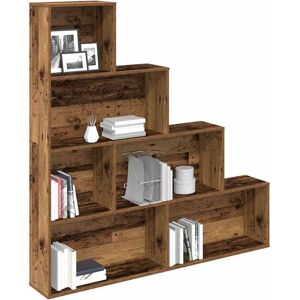 Berkfield Home Book Cabinet Old Wood 157x24x160 cm Engineered Wood in Brown Size: 157 x 24 x 160 cm Brown 157 x 24 x 160 cm Berkfield Home Book Cabinet Old Wood 157x24x160 cm Engineered Wood in Brown Size: 157 x 24 x 160 cm Brown 157 x 24 x 160 cm