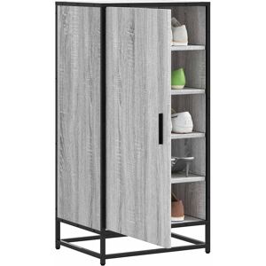 Berkfield Home Shoe Rack Grey Sonoma 48x38x97.5 cm Engineered Wood Grey 48x38x97.5 cm Berkfield Home Shoe Rack Grey Sonoma 48x38x97.5 cm Engineered Wood Grey 48x38x97.5 cm