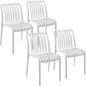 tectake Garden Chairs Alcudia in Cream Size: 4 Person Cream 4 Person tectake Garden Chairs Alcudia in Cream Size: 4 Person Cream 4 Person