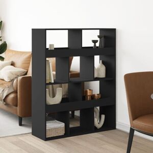 Berkfield Home Room Divider Black 100x33x125.5 cm Engineered Wood Black 100x33x125.5 cm Berkfield Home Room Divider Black 100x33x125.5 cm Engineered Wood Black 100x33x125.5 cm