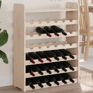 Berkfield Home Wine Rack with Top Board 67.5x25x87 cm Solid Wood Pine in Brown Brown 67.5x25x87 cm Berkfield Home Wine Rack with Top Board 67.5x25x87 cm Solid Wood Pine in Brown Brown 67.5x25x87 cm