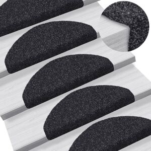 Berkfield Home Self-adhesive Stair Mats 10 pcs Black 65x21x4 cm Needle Punch Size: Medium Black Medium Berkfield Home Self-adhesive Stair Mats 10 pcs Black 65x21x4 cm Needle Punch Size: Medium Black Medium