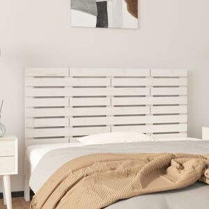 Berkfield Home Wall Headboard White 126x3x63 cm Solid Wood Pine Size: 126 x 3 x 63 cm White 126 x 3 x 63 cm Berkfield Home Wall Headboard White 126x3x63 cm Solid Wood Pine Size: 126 x 3 x 63 cm White 126 x 3 x 63 cm