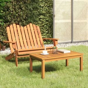 Berkfield Home 2 Piece Adirondack Garden Lounge Set Solid Wood Acacia in Brown Brown Berkfield Home 2 Piece Adirondack Garden Lounge Set Solid Wood Acacia in Brown Brown