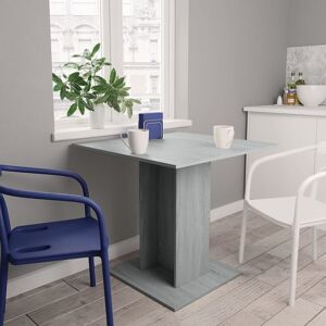 Berkfield Home Dining Table Grey Sonoma 80x80x75 cm Engineered Wood Size: 80 x 80 x 75 cm Grey 80 x 80 x 75 cm Berkfield Home Dining Table Grey Sonoma 80x80x75 cm Engineered Wood Size: 80 x 80 x 75 cm Grey 80 x 80 x 75 cm