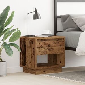 Berkfield Home Bedside Cabinet Old Wood 45x34x44 cm Engineered Wood in Brown Size: 45 x 34 x 44 cm Brown 45 x 34 x 44 cm Berkfield Home Bedside Cabinet Old Wood 45x34x44 cm Engineered Wood in Brown Size: 45 x 34 x 44 cm Brown 45 x 34 x 44 cm