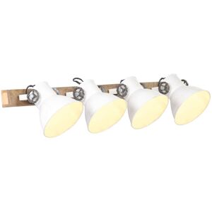 Berkfield Home Industrial Wall Lamp White 90x25 cm E27 White 90x25 cm Berkfield Home Industrial Wall Lamp White 90x25 cm E27 White 90x25 cm
