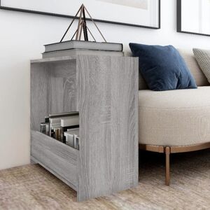 Berkfield Home Side Table Grey Sonoma 50x26x50 cm Engineered Wood Size: 50 x 26 x 50 cm Grey 50 x 26 x 50 cm Berkfield Home Side Table Grey Sonoma 50x26x50 cm Engineered Wood Size: 50 x 26 x 50 cm Grey 50 x 26 x 50 cm