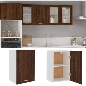 Berkfield Home Hanging Cabinet Brown Oak 39.5x31x60 cm Engineered Wood Brown 39.5x31x60 cm Berkfield Home Hanging Cabinet Brown Oak 39.5x31x60 cm Engineered Wood Brown 39.5x31x60 cm